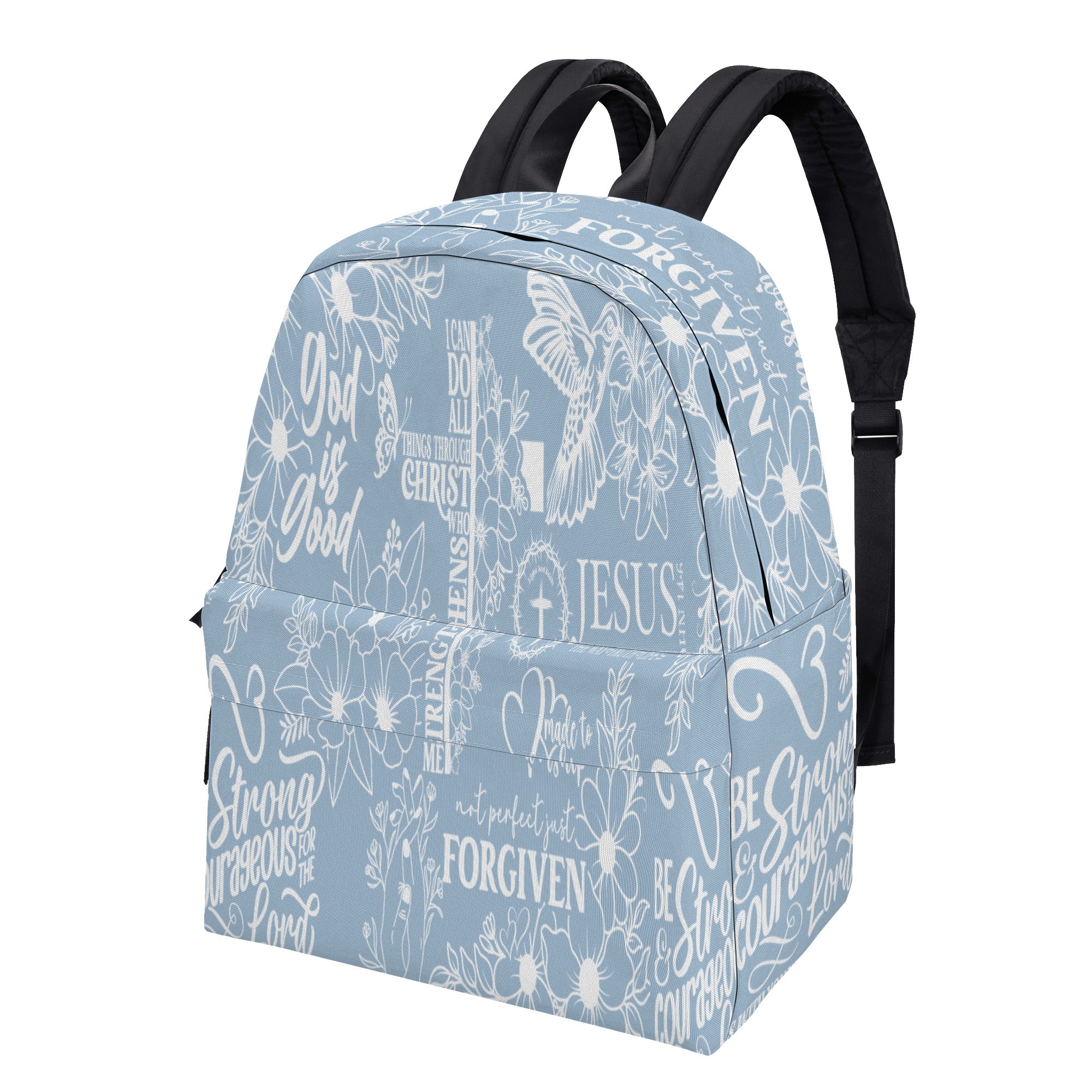 God is Good Jesus Backpack, Jesus Backpack, Christian Prayer Jesus Backpack. PLAF03